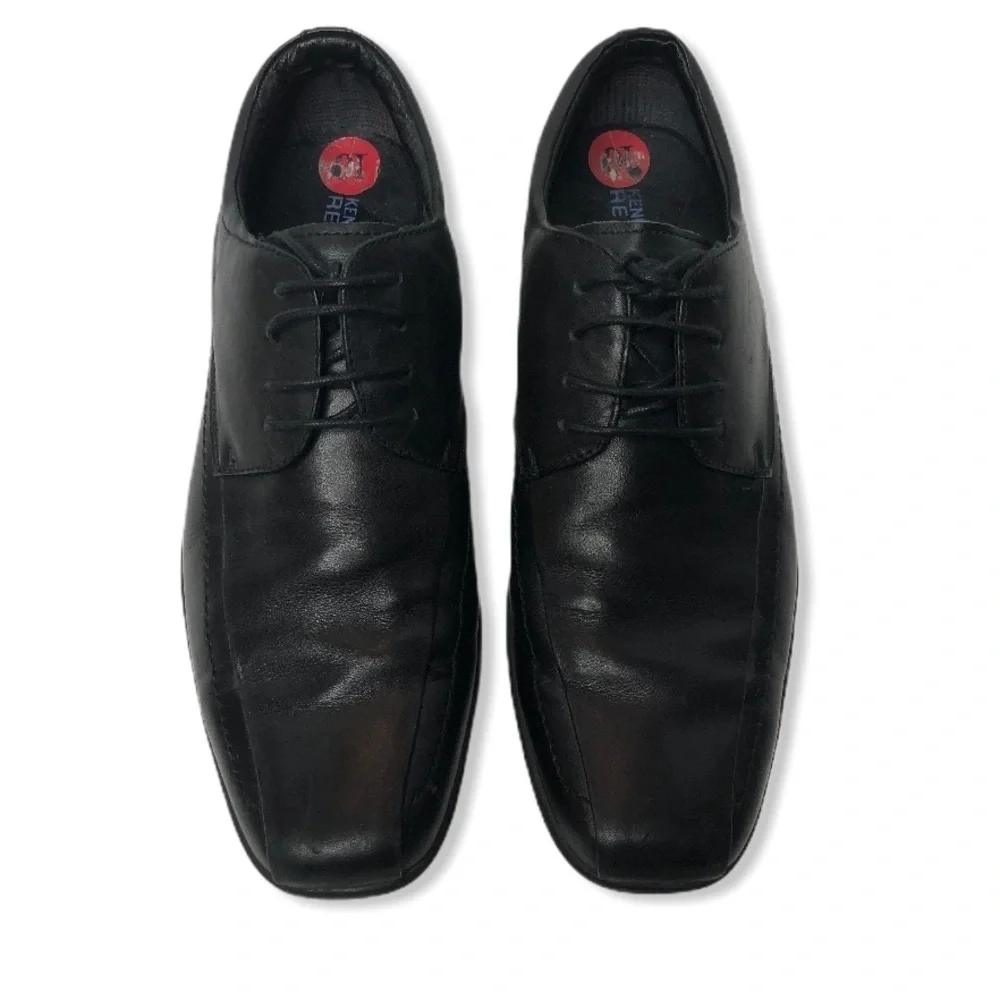 Kenneth Cole Reaction Men Black Oxford shoes 10m